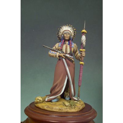 Andrea Miniatures S4-F19 Sioux Chief 54mm Metallic figure