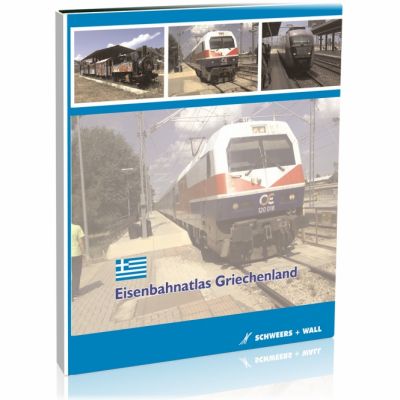 Ελληνικός Σηδιροδρομικός ΑΤΛΑΣ 00030030 Eisenbahn Atlas Greece