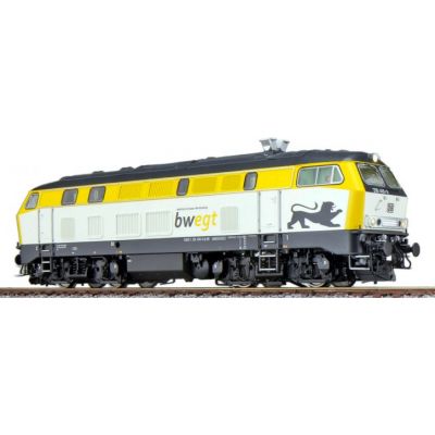 ESU 31016 DB Diesel Locomotive, BR 218, 218 405, Bwegt, White/Grey, Sound+Smoke, (DCC & Marklin AC)