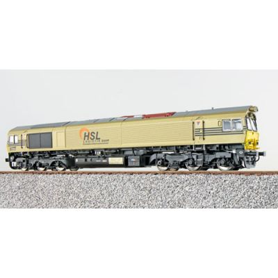ESU 31285 Gauge H0 Diesel loco, HSL Logistik, 653-07, Ep VI, gold, Sound+Smoke, DC/AC
