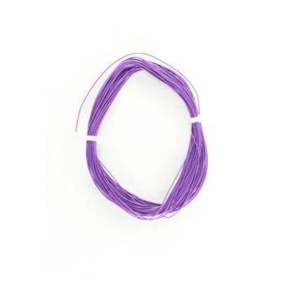 Hochflexibles Kabel, Durchmesser 0.5mm, AWG36, 2A, 10m Wickel, Farbe violett