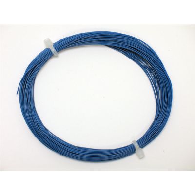 Hochflexibles Kabel, Durchmesser 0.5mm, AWG36, 2A, 10m Wickel, Farbe blau