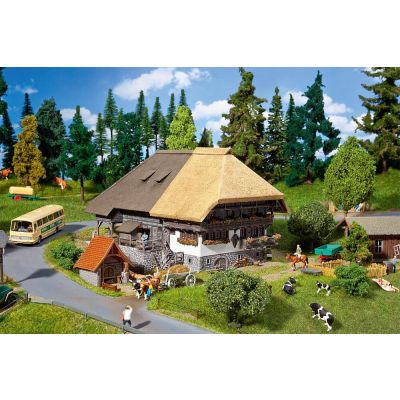 Black Forest Farm with straw roof