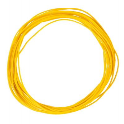 Stranded wire 0.04 mm², yellow, 10 m