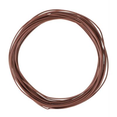 Stranded wire 0.04 mm², brown, 10 m