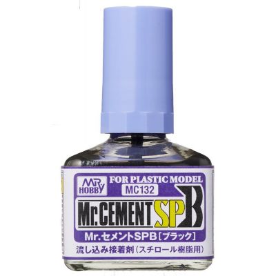 MC-132 Κόλλα για πλαστικό Mr. Τσιμέντο SPB (Μαύρο) (40 ml)