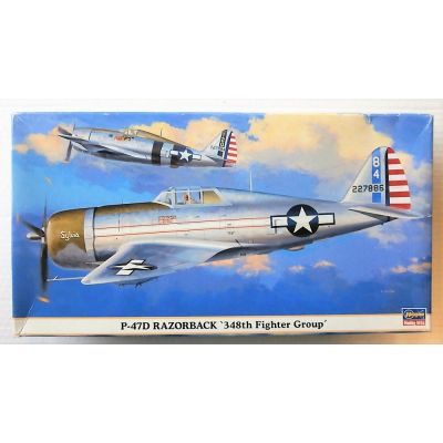 Hasegawa P-47d Razorback 348th Fighter Group US WWII 1/48 Scale Model Kit 09615