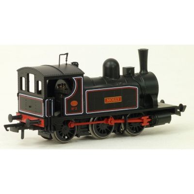 Electrotren HES2001 030 Steam locomotive Molly Blackberry Black with red and pale blue lining