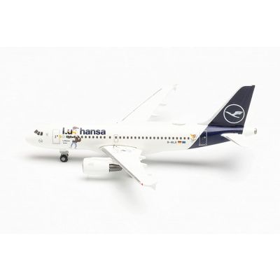 Herpa Wings 534451 Lufthansa Airbus A319 'Lu' 1/500 Scale