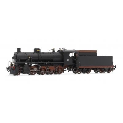 Ατμομηχανή Steam locomotive Gr. 740 Caprotti with bogies tender, oil lamps, small snowplough RIVAROSSI HR2454