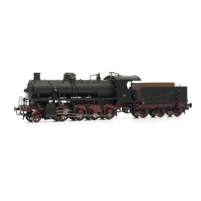 Ατμομηχανή Steam locomotive Gr. 740 Caprotti with 3 axles tender, electric lamps, big snowplough RIVAROSSI HR2483