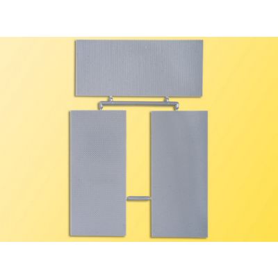 H0 Chequer plate, 3 pieces