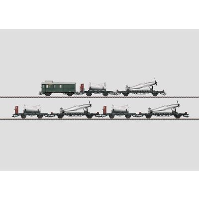 Gauge H0 - Article No. 45097 "Airplane Transport" Car Set.