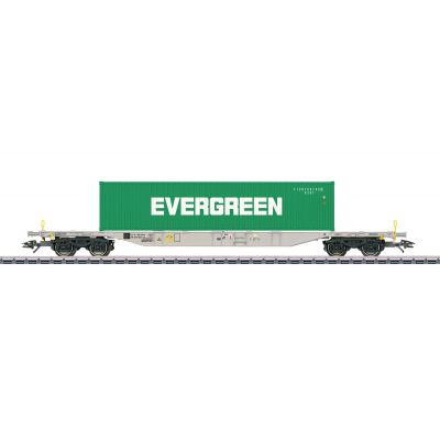 Sgnss 114, Green Cargo | Gauge H0 - Article No. 47065 Type Sgnss 114 Container Transport Car.