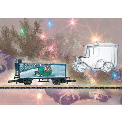 Βαγόνι Εμπορικό Weihnachtswagen MARKLIN 080622