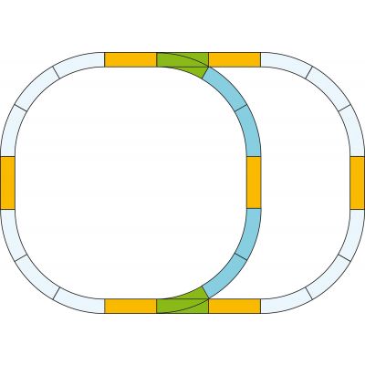 G-Double Oval Track Set
