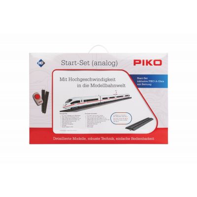 Piko 57196 HO Starter Set ICE 3 DB AG, PIKO A-Track w. Railbed