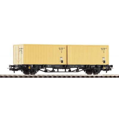 Flatcar w/2x Containers DR IV
