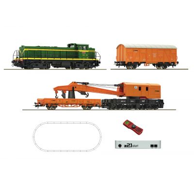 51305 - Digital z21® start Set: Diesel locomotive D.307 with track maintenance train, RENFE