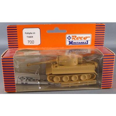 Roco Minitanks 700 Ho German Tank Tigre Pzkpfw VI Sand Livery Mint in box