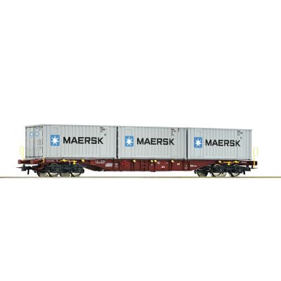Βαγόνι Εμπορικό Cont.-Tragw.+3x20`Maersk ROCO 76918
