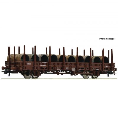Roco 76997 – Stake wagon, ÖBB, Rail Cargo with load                                  