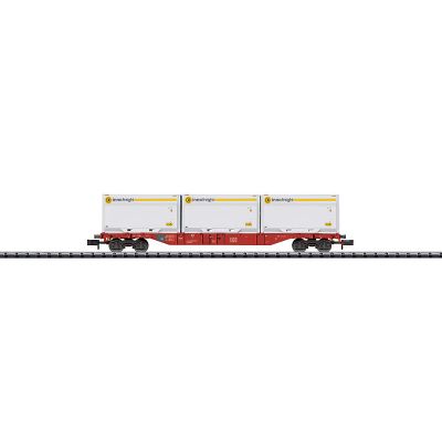 Βαγόνι Εμπορικό Container-Tragwagen m.3 Woodt TRIX 15518