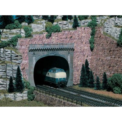 N Tunnel portal, double track, 2 pieces